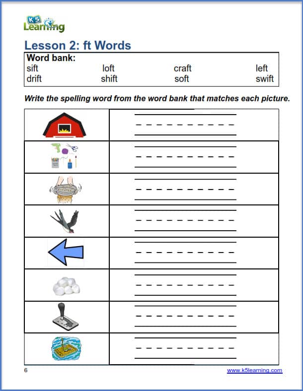 K5 Learning Sells Spelling Workbooks