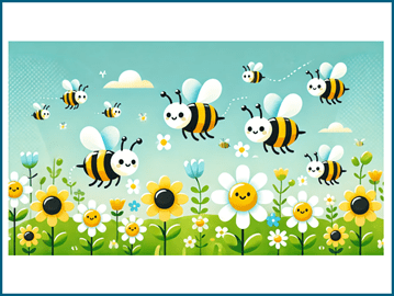 Bees are pollinators