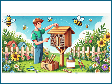 Build a bee hotel