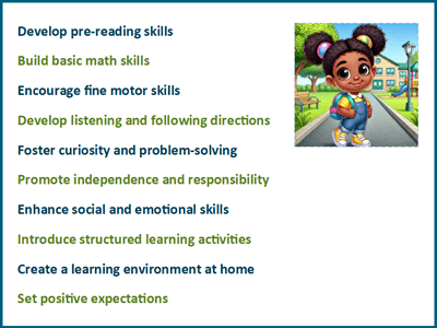 Preparing for academic success in kindergarten