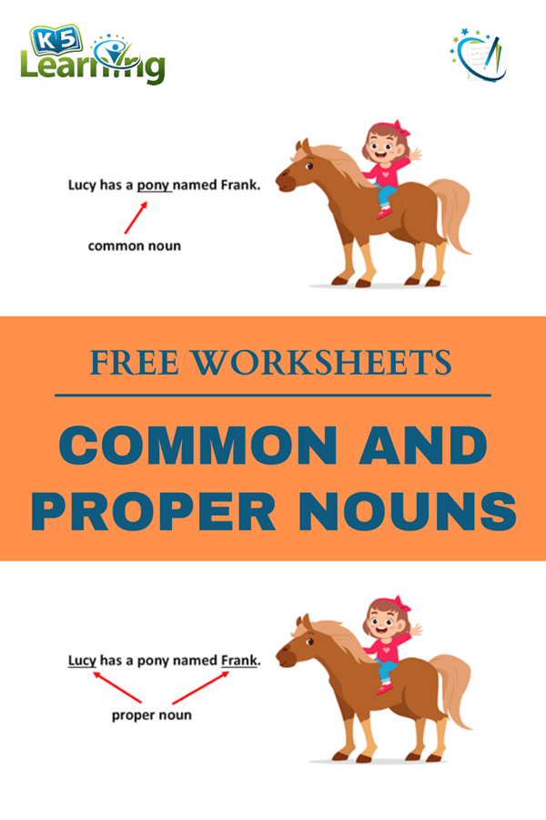 Difference Between Common And Proper Nouns K5 Learning