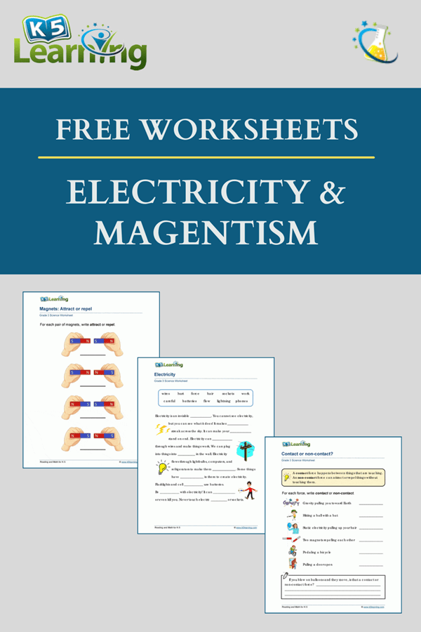 magnetism-and-electricity-worksheets-k5-learning