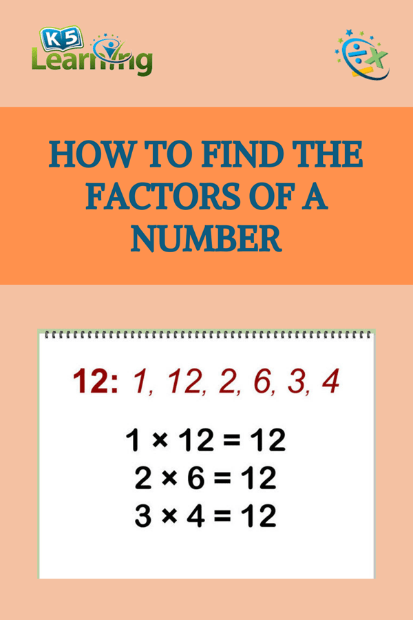 How To Find The Factors Of A Number K5 Learning