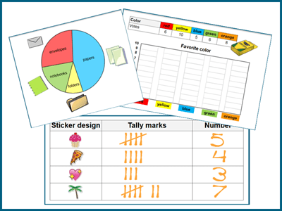 Data and graphing worksheets for grade 2