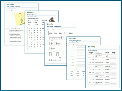 Grade 2 sight words worksheets