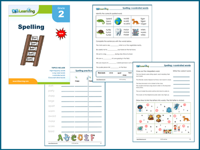 Grade 2 spelling workbook