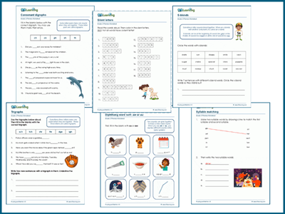 Grade 3 phonics worksheets