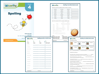 Grade 4 spelling workbook