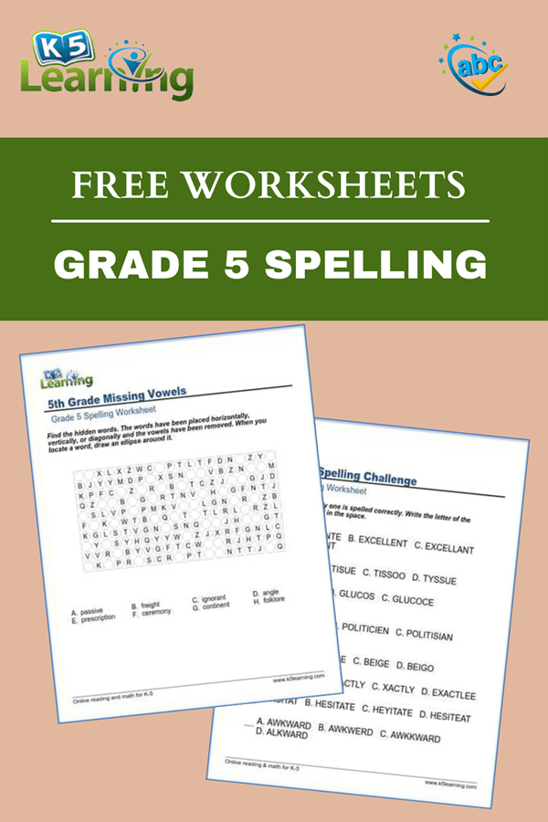 spelling-worksheets-for-grades-1-to-5-k5-learning