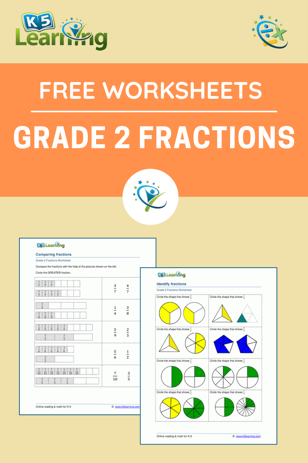 Grade 2 Fractions Worksheets | K5 Learning