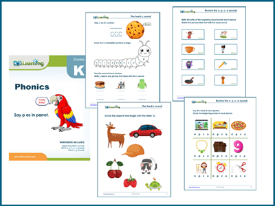 Kindergarten phonics workbook