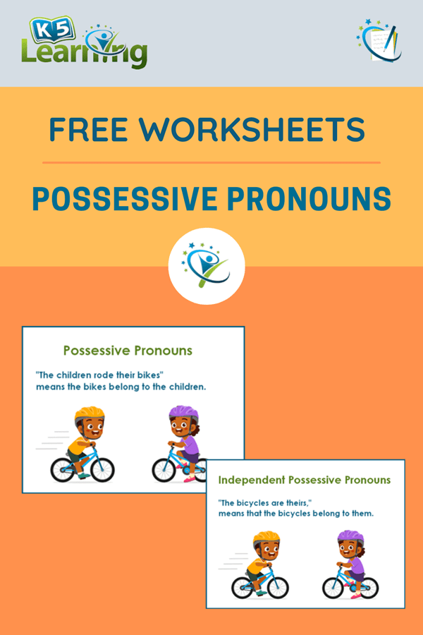 Using Pronouns K5 Learning