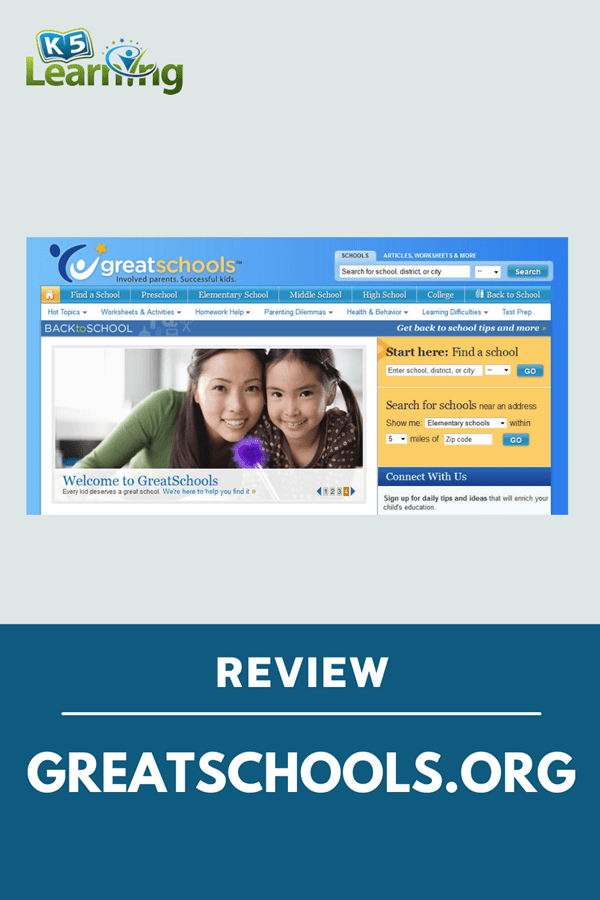 GreatSchools.org - The Best Resource For Parents Looking For New ...