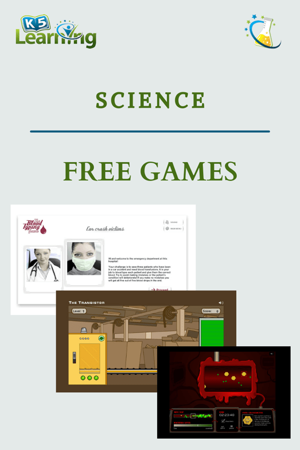 Free Science Games based on the Biggest Science Discoveries K5 Learning