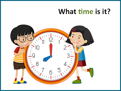 Telling time activities for kids