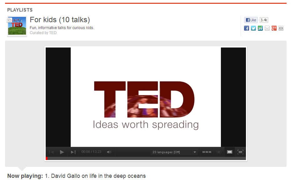 TED Talks for kids