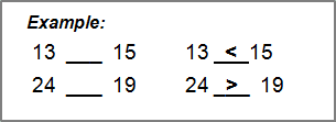 1st grade comparing numbers ordering numbers worksheets printable