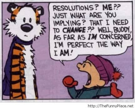 New Year's resolution