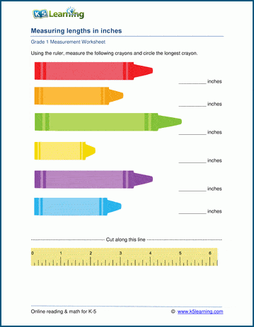 Measuring Length in Inches 