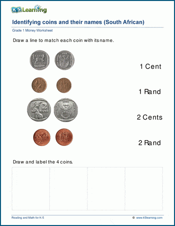 worksheets for money grade 1 free math money worksheets 1st grade