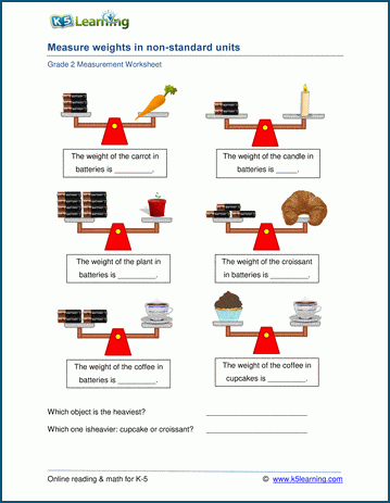 grade 2 measurement worksheets free printable k5 learning