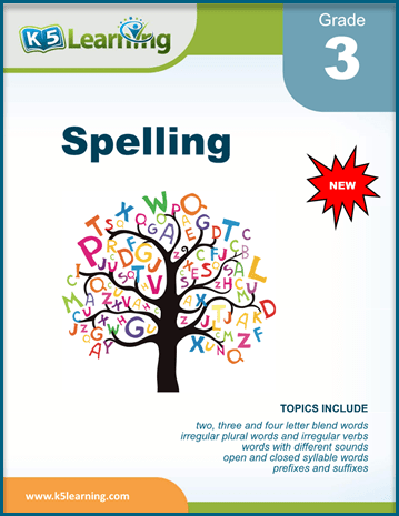 Grade 3 spelling workbook