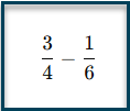 Subtract fractions