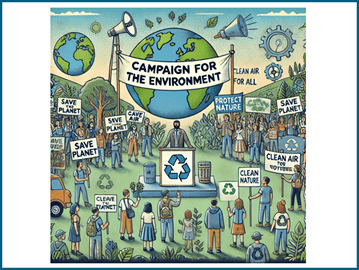 Campaigning for the environment