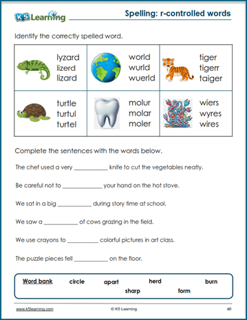 Grade 2 spelling practice