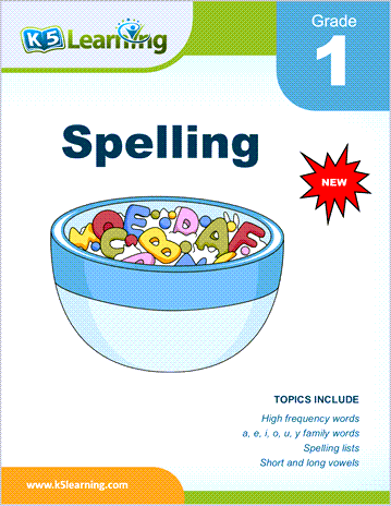 Grade 1 spelling workbook