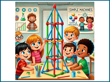 STEM challenge: straw structure