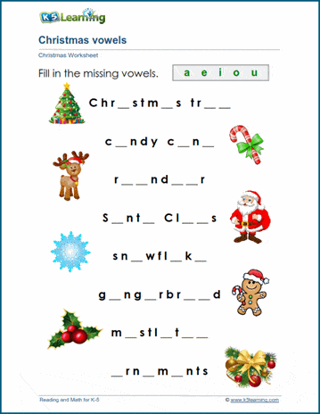 Christmas spelling | K5 Learning