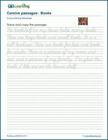 Cursive Handwriting Workbook Grade 6: Children's Reading & Writing Education Books [Book]