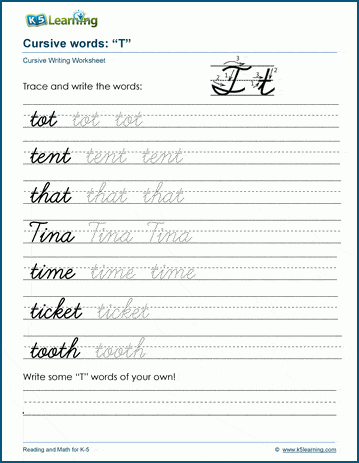 timed handwriting practice sheet to be able to learn to write