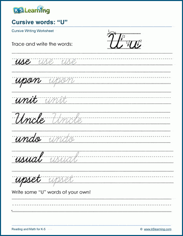 cursive writing worksheets sentences katrines student blogg