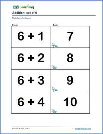 Free Flashcards from K5 Learning