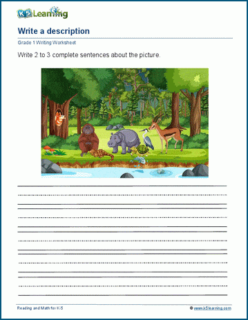 Descriptive Paragraph Writing Worksheets - Worksheets For Kindergarten