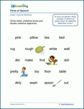 19 pdf worksheet for grade 1 about nouns printable hd