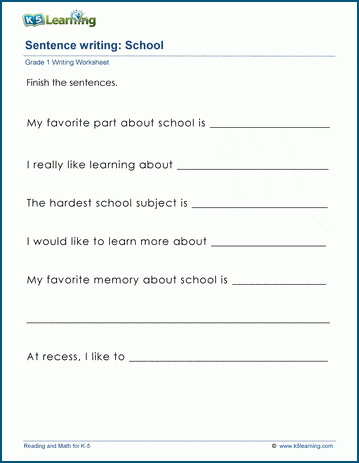 School Subject Worksheets