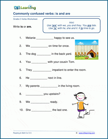 commonly confused verbs worksheets k5 learning