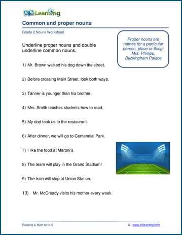 Common And Proper Noun Worksheet For Class 3 / Father S Day Common And