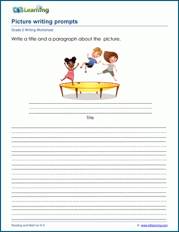 Grade 2 on sale writing prompts