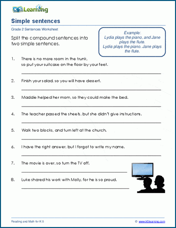 Simple Sentence: Explanation and Examples