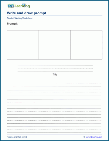 Grade 2 on sale writing prompts