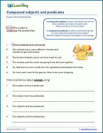 What are compound subjects and predicates