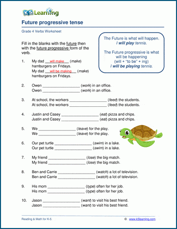 Progressive Tense Worksheet Grade 2 vrogue co