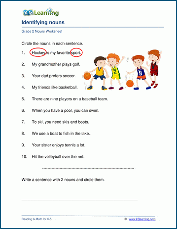 Grammar Worksheets For Elementary School - Printable & Free | K5 Learning