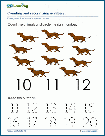 count to eleven k5 learning