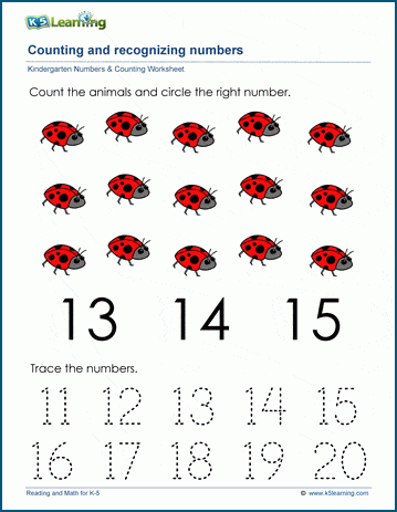 Count to fifteen | K5 Learning