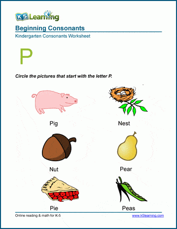 Words Starting With A P K5 Learning